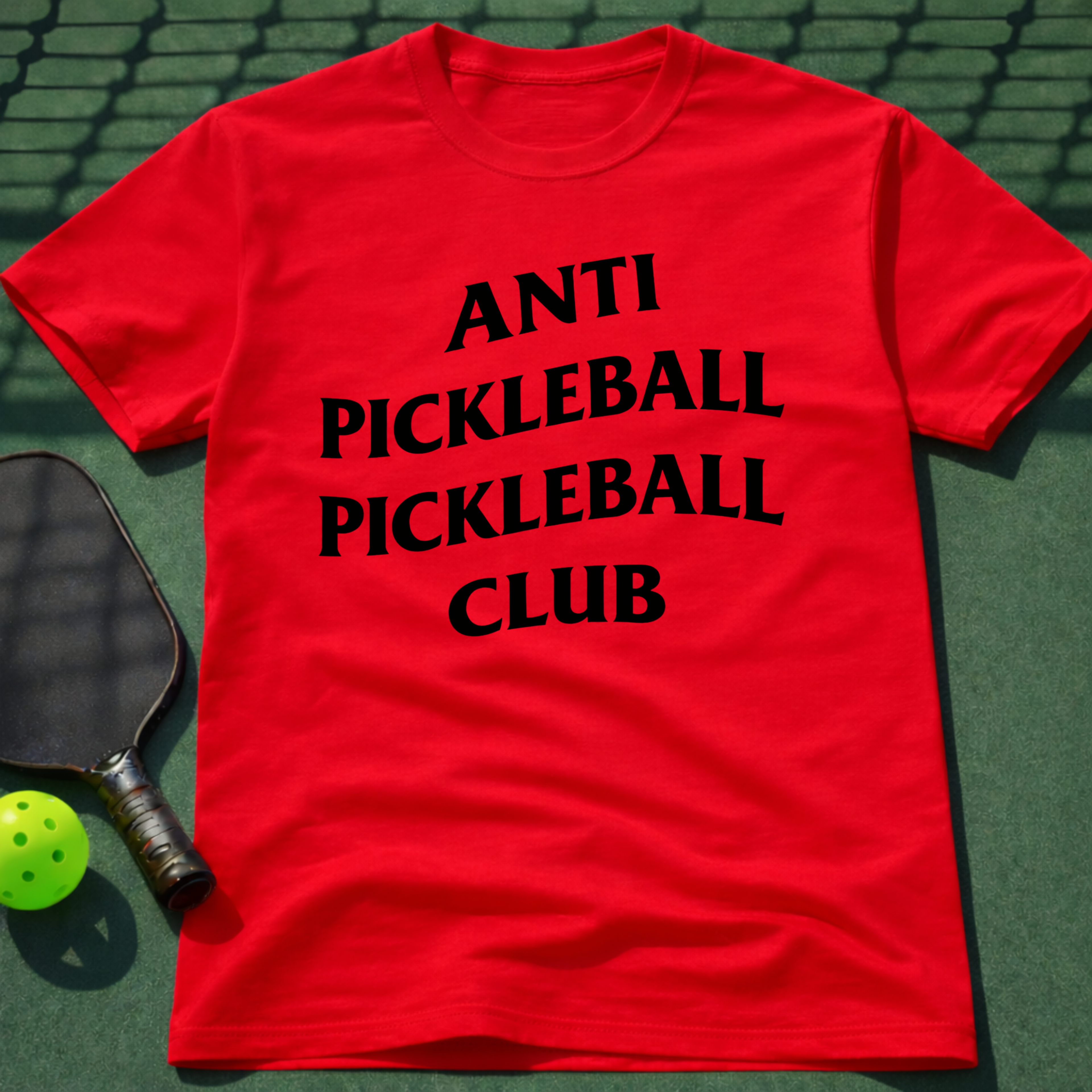 Anti Pickleball Pickleball Club T-Shirt