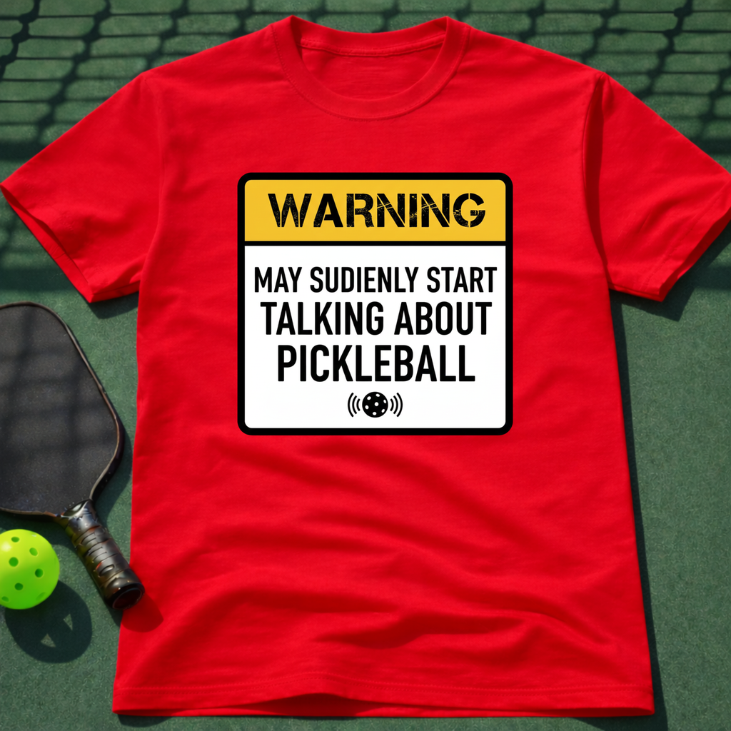Warning: May Suddenly Start Talking About Pickleball T-Shirt