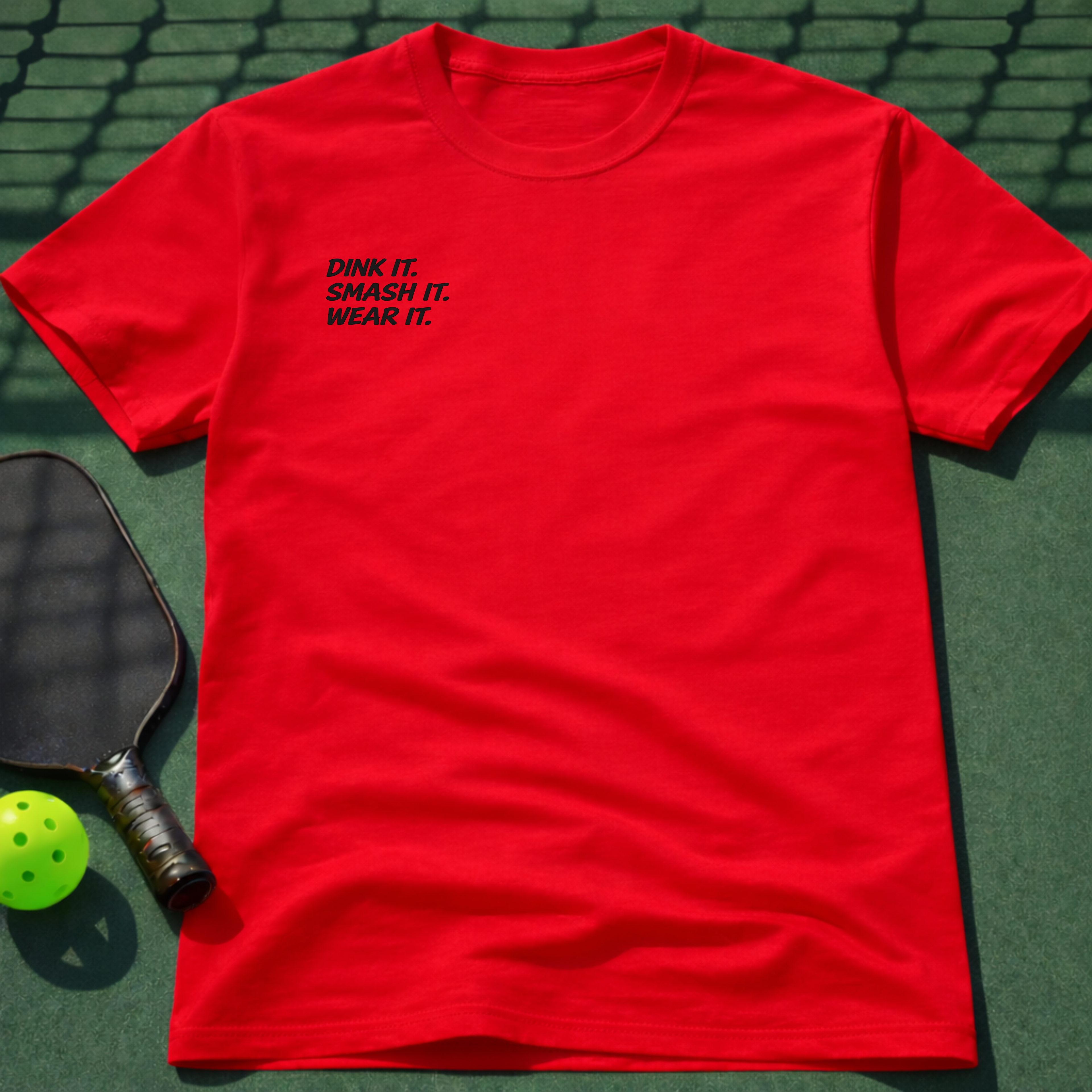 Dink It. Smash It. Wear It. T-Shirt (Chest Print)