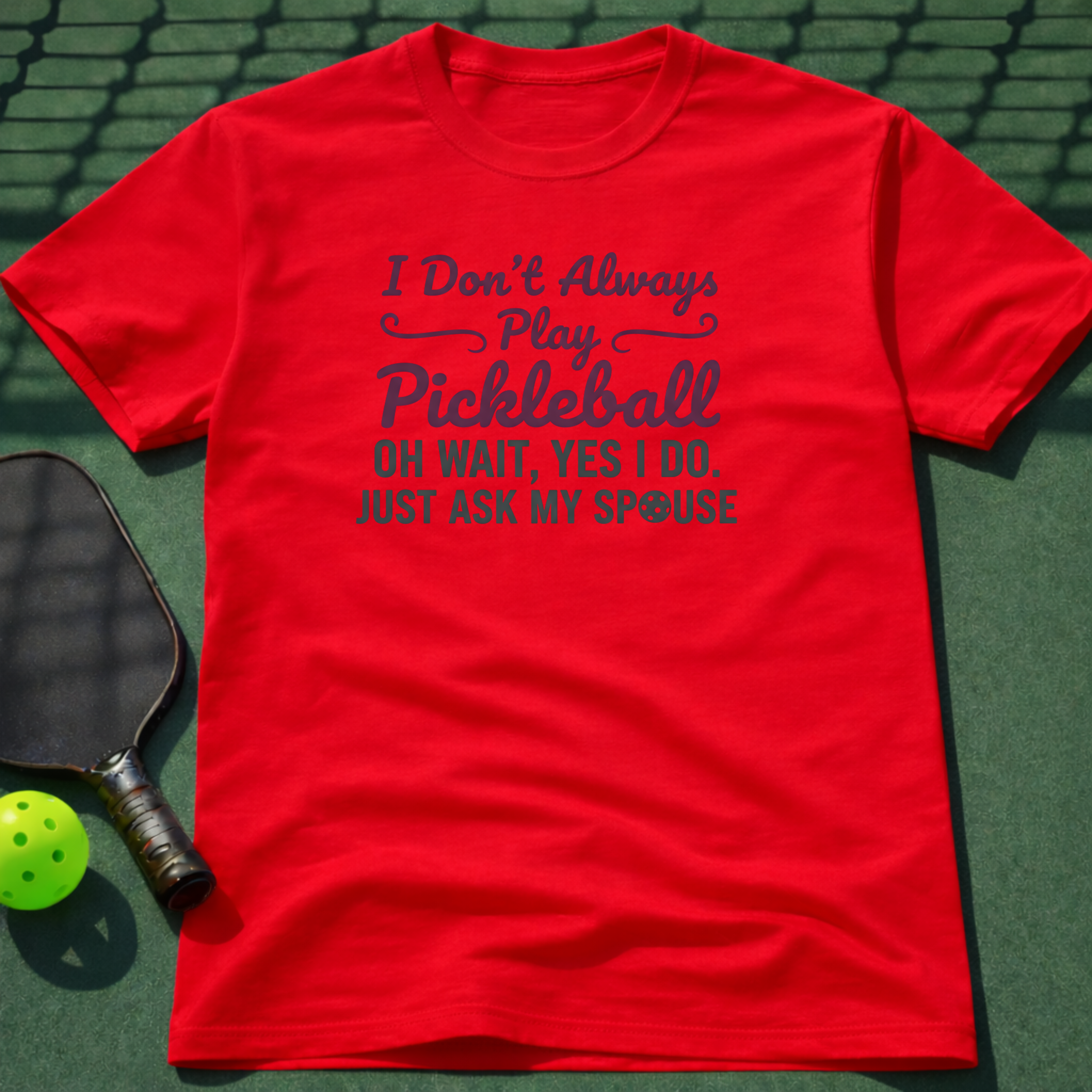 I Don't Always Play Pickleball T-Shirt
