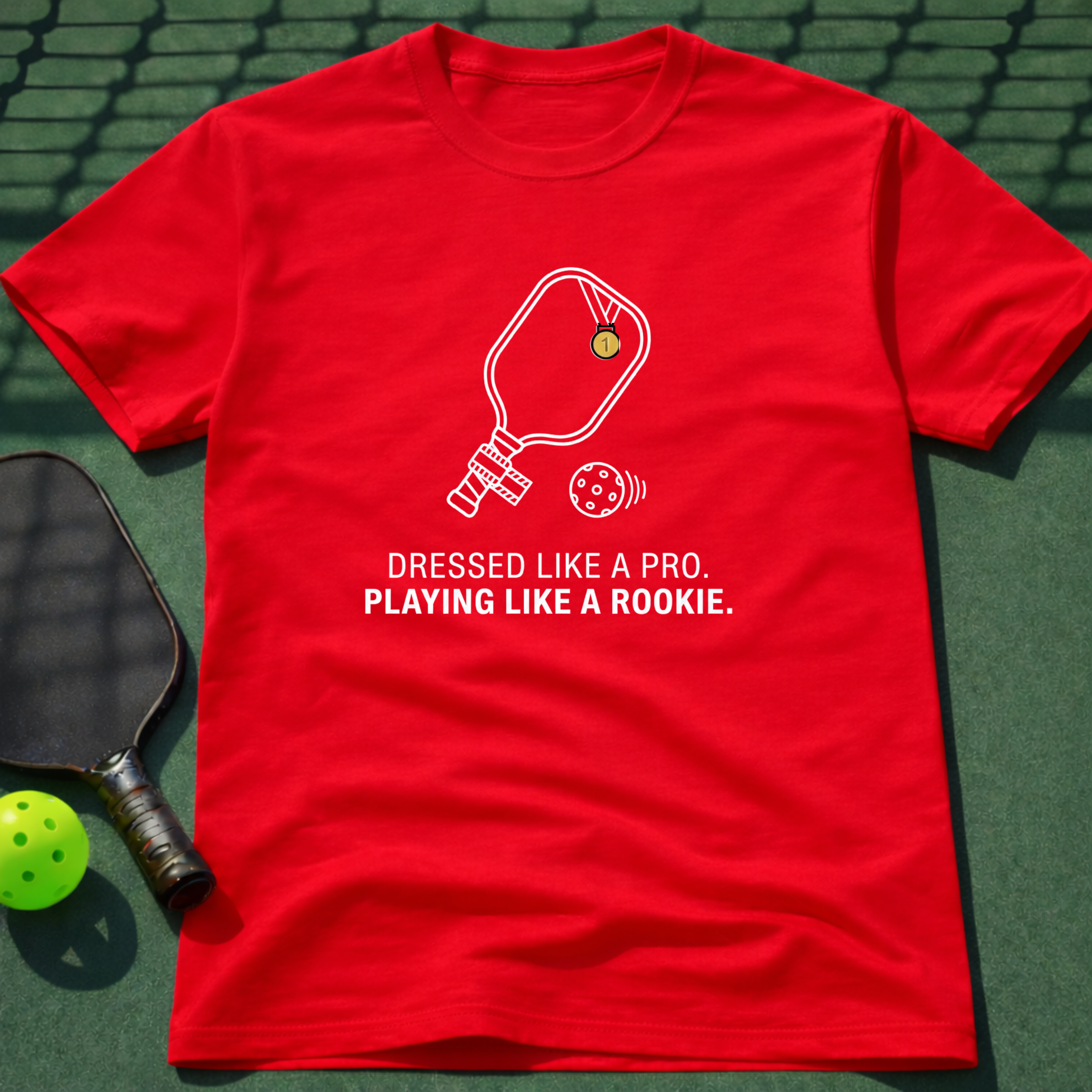 Dressed Like A Pro. Playing Like A Rookie. T-Shirt