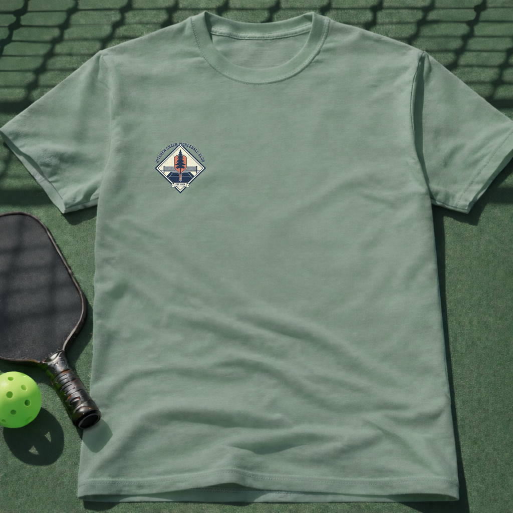 Kitchen Creek Pickleball Club T-Shirt (Chest Print)