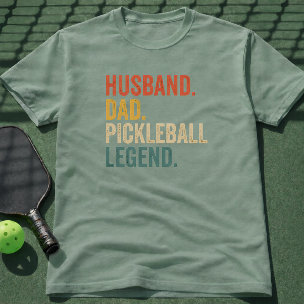 Husband. Dad. Pickleball Legend. T-Shirt