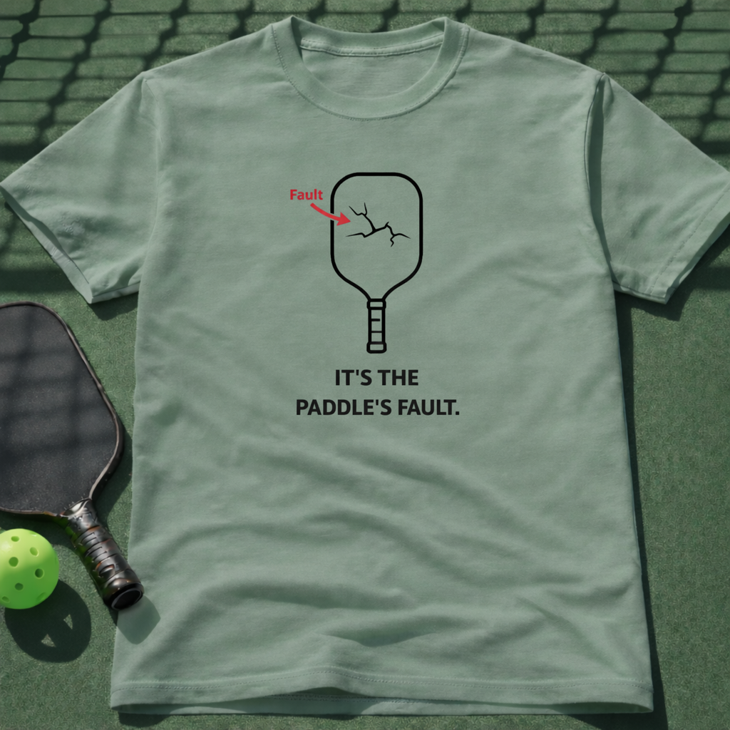 It's The Paddles Fault. T-Shirt