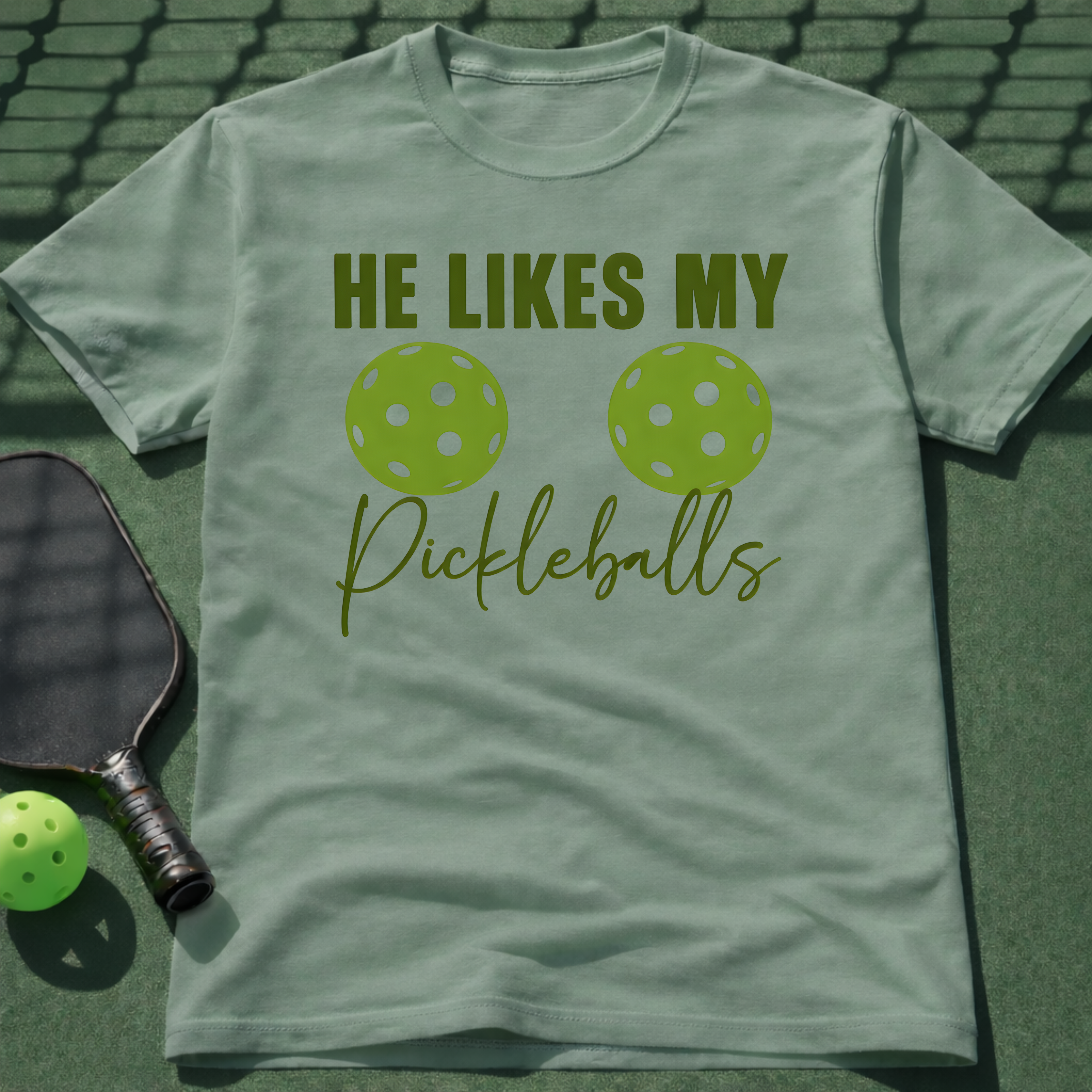 He Likes My Pickleballs T-Shirt