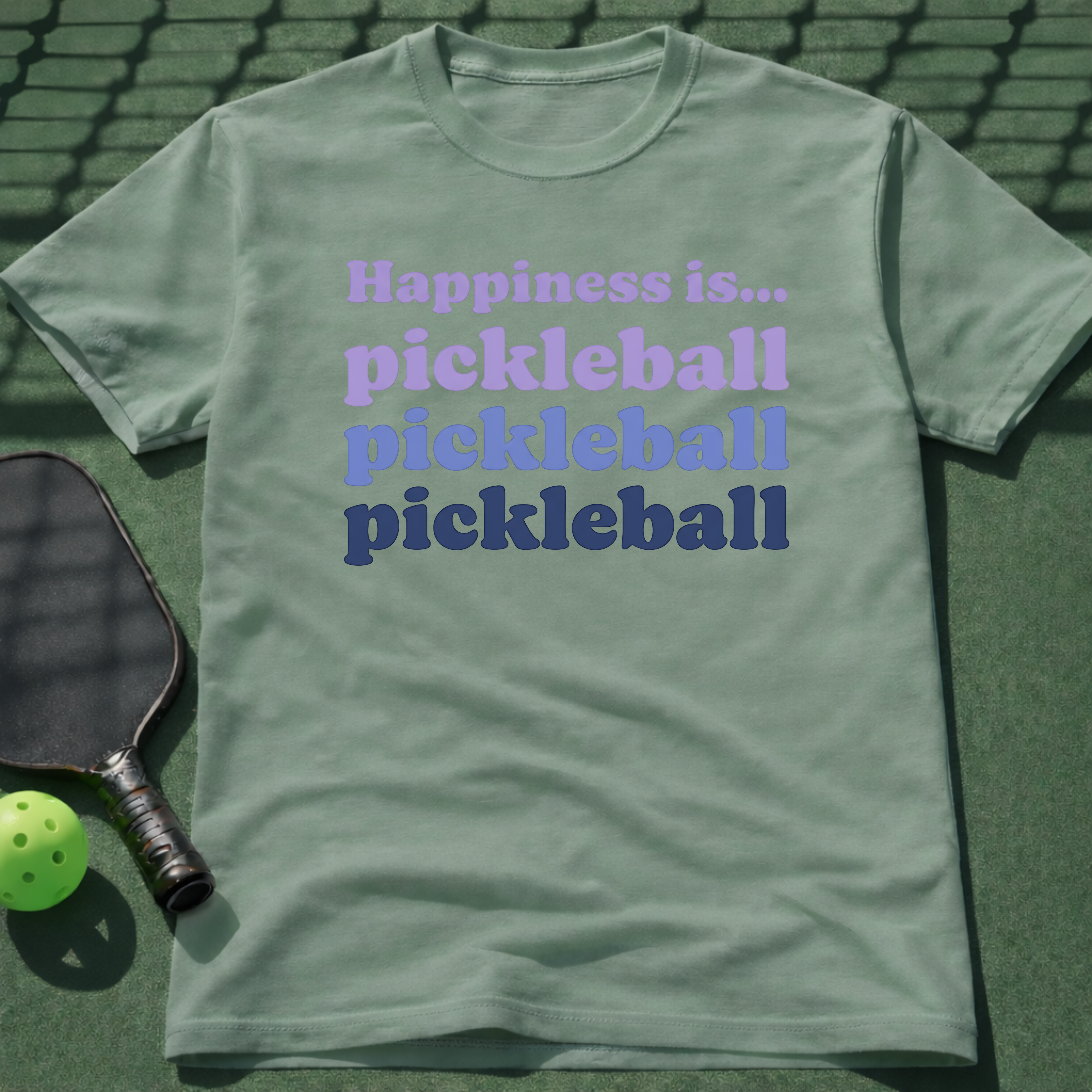 Happiness Is Pickleball T-Shirt
