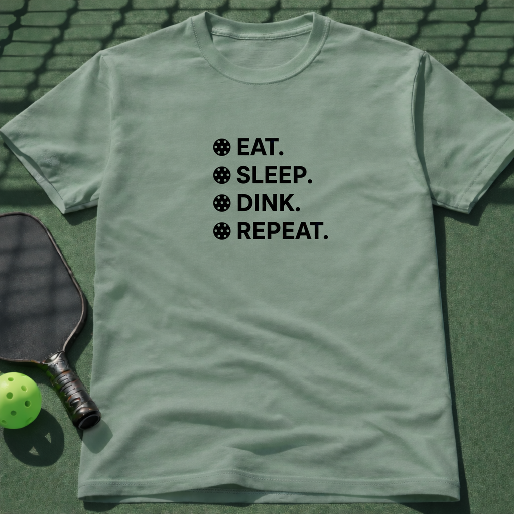 Eat. Sleep. Dink. Repeat. T-Shirt