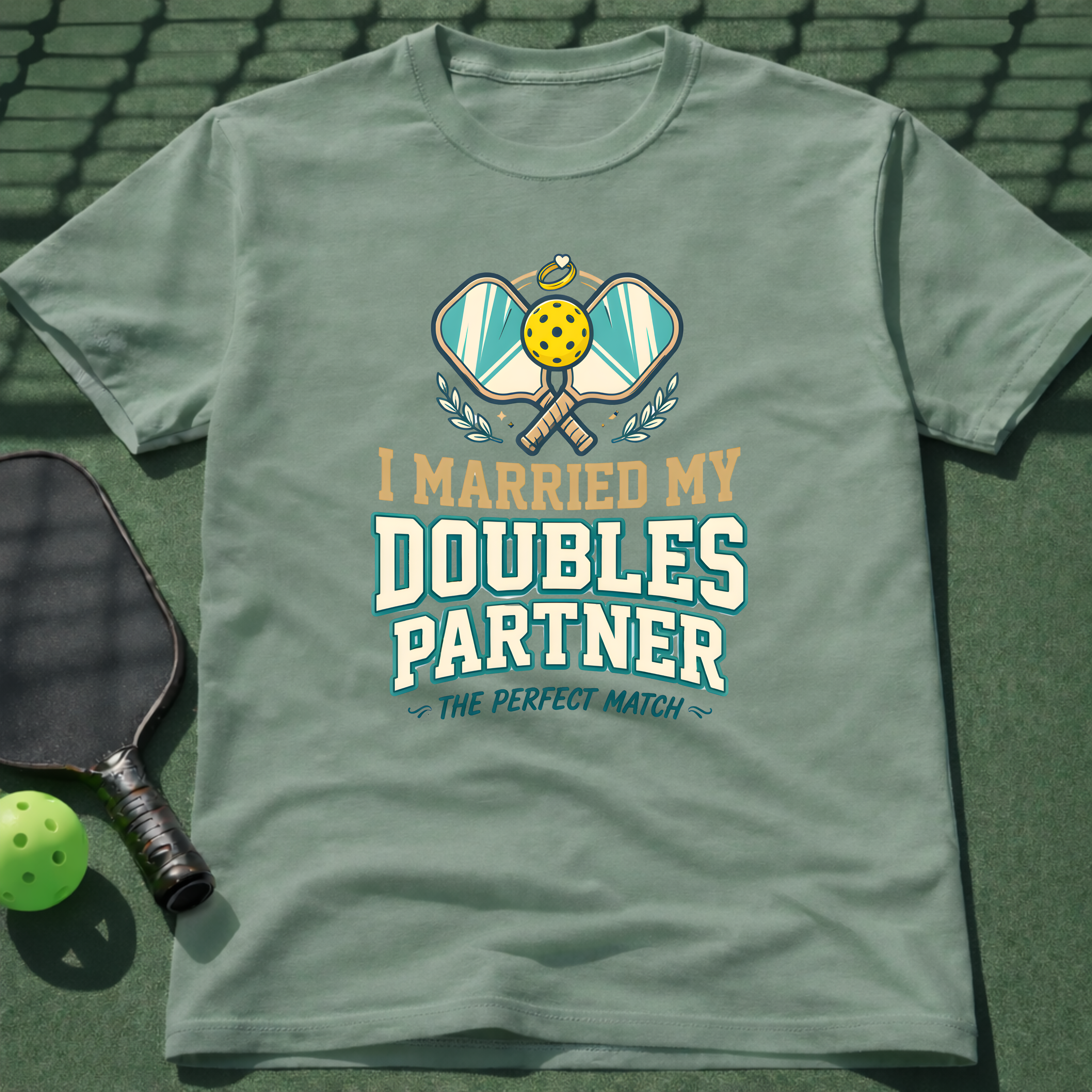 I Married My Doubles Partner T-Shirt
