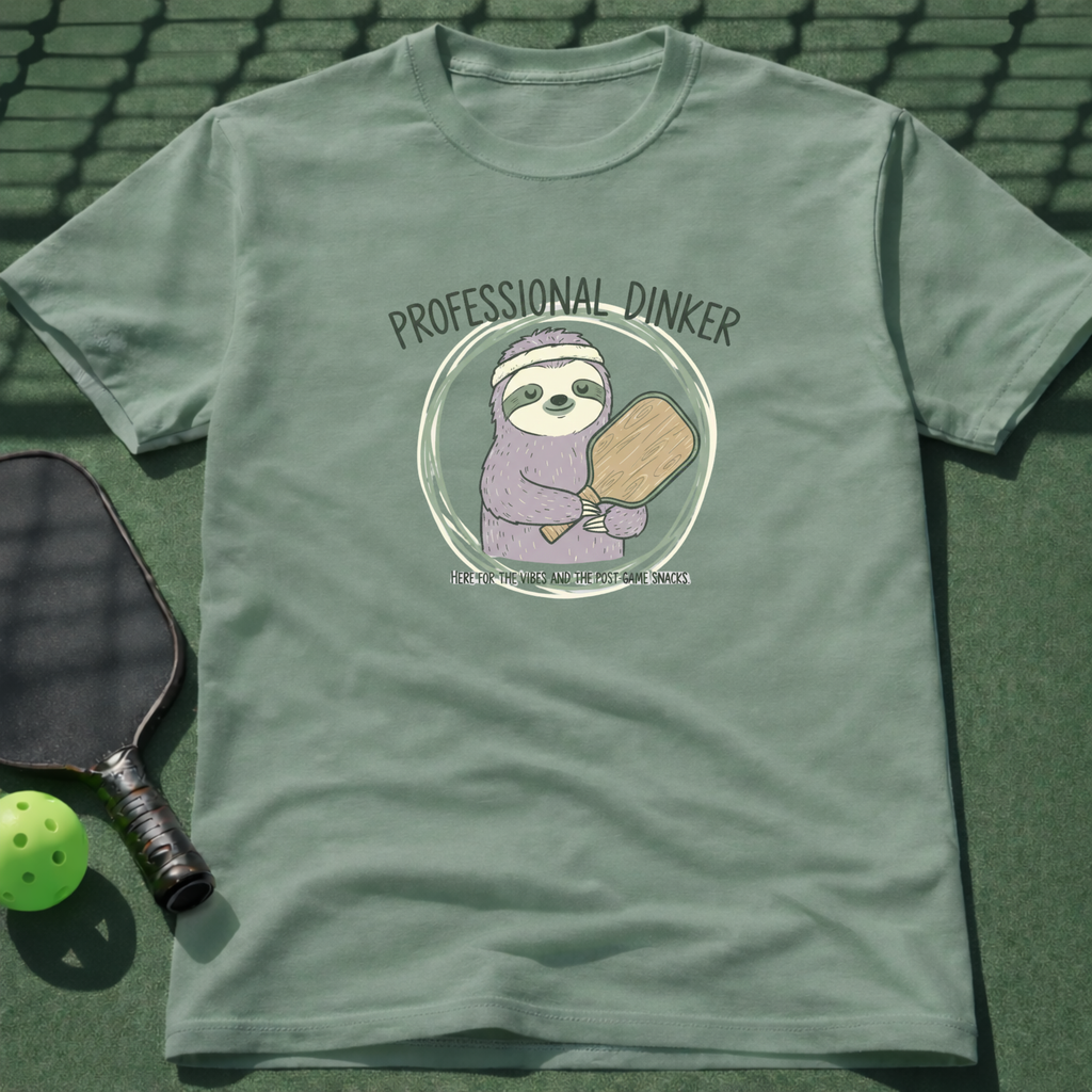 Professional Dinker Sloth. T-Shirt