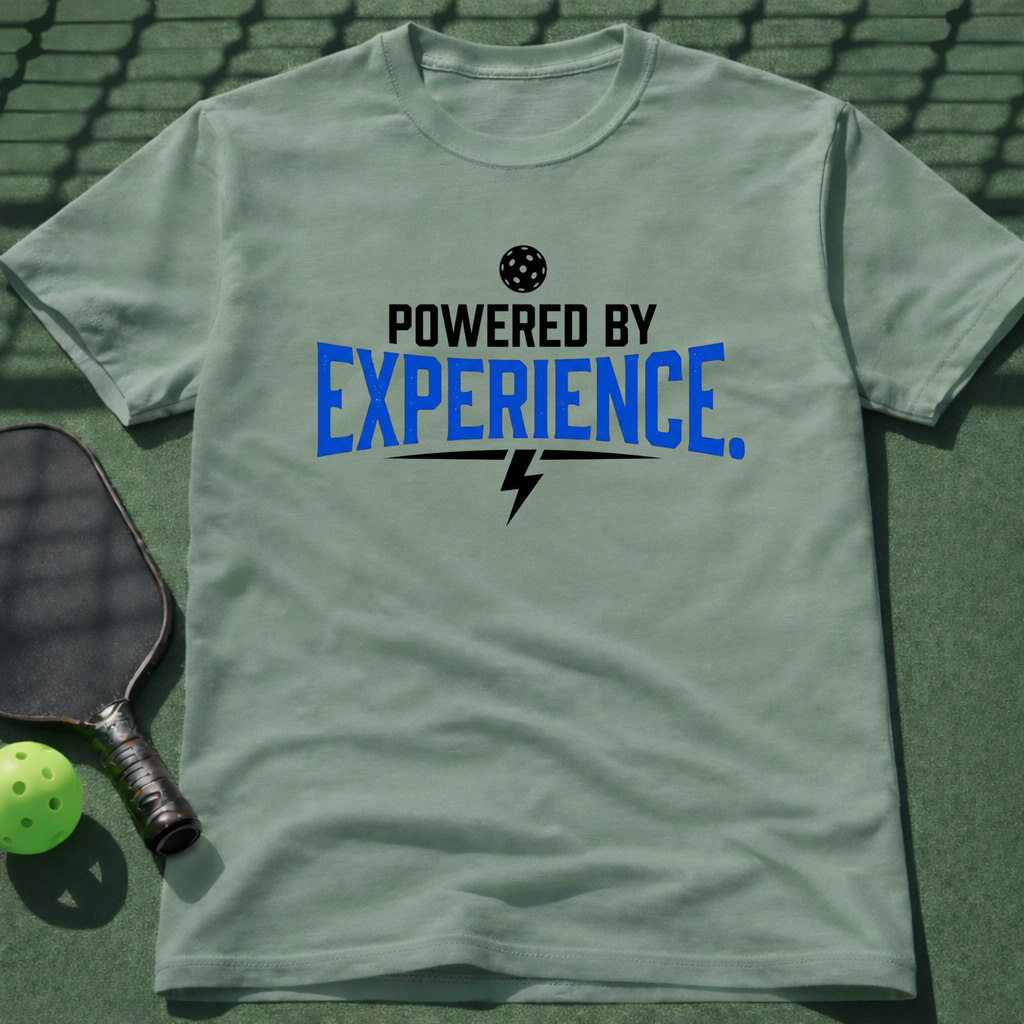 Powered By Experience. T-Shirt