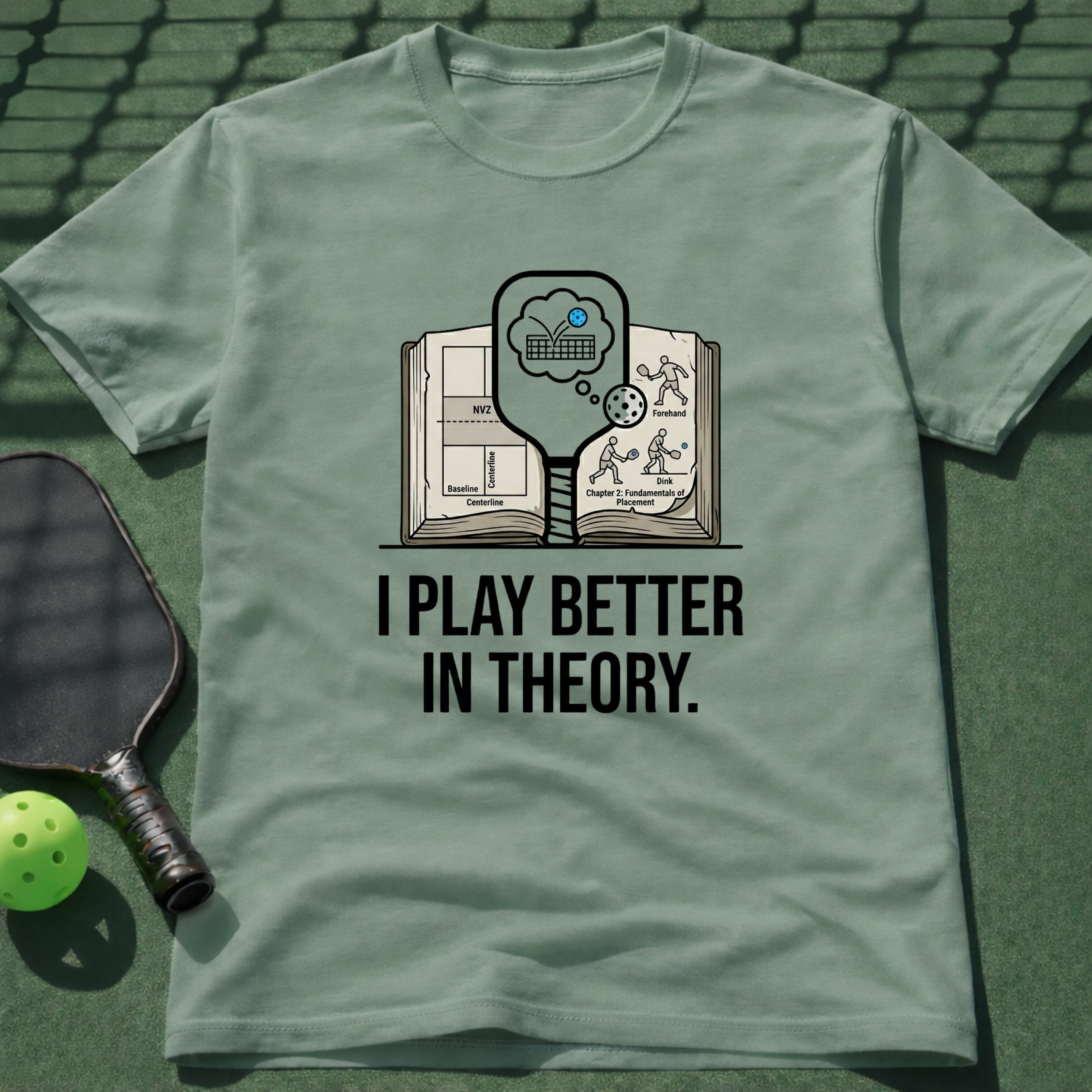 I Play Better In Theory. T-Shirt
