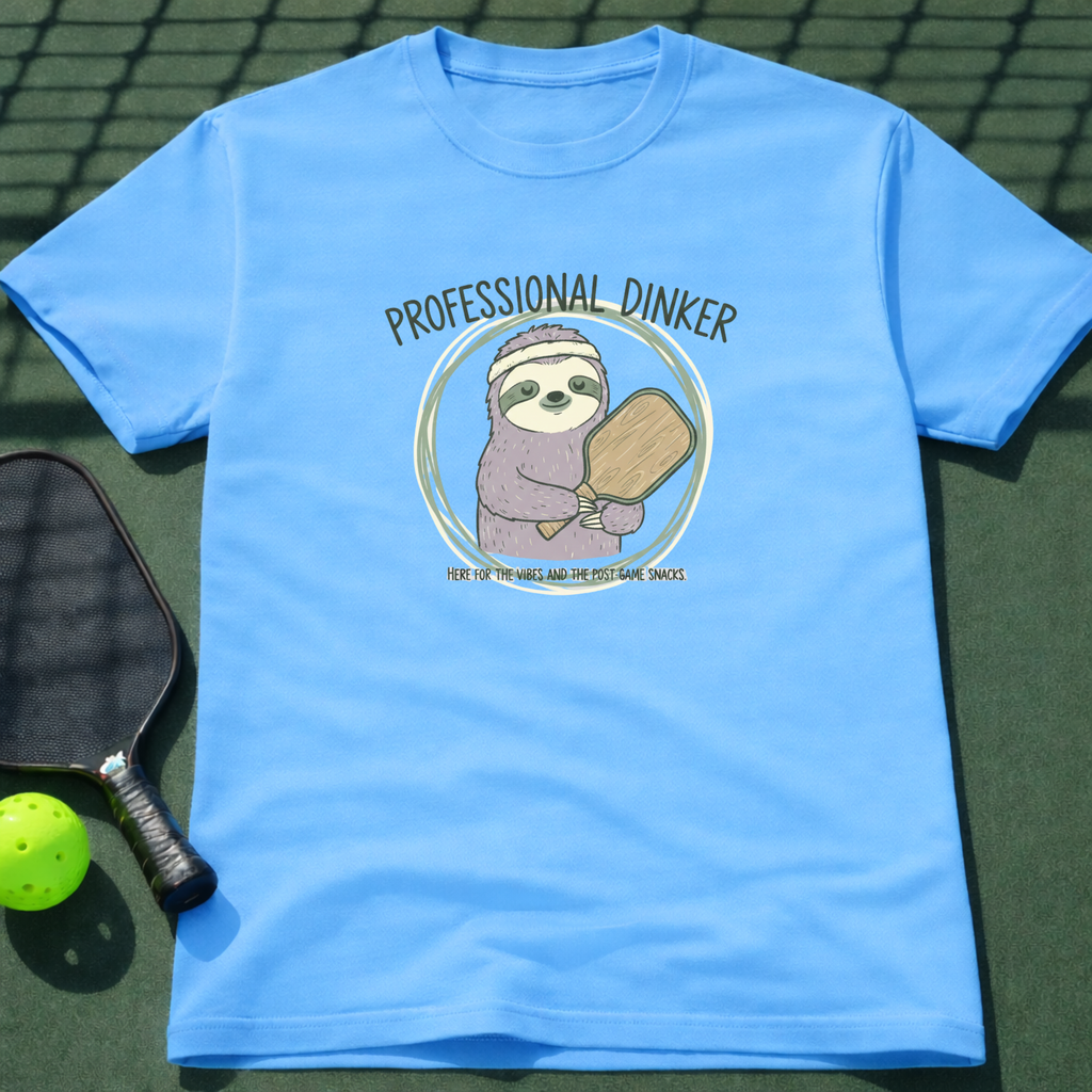 Professional Dinker Sloth. T-Shirt