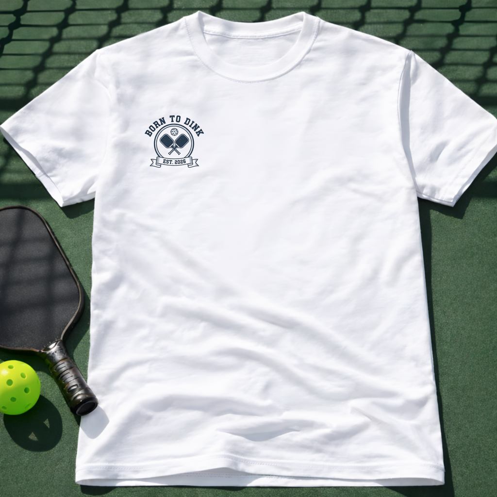 Born To Dink T-Shirt (Chest Print)
