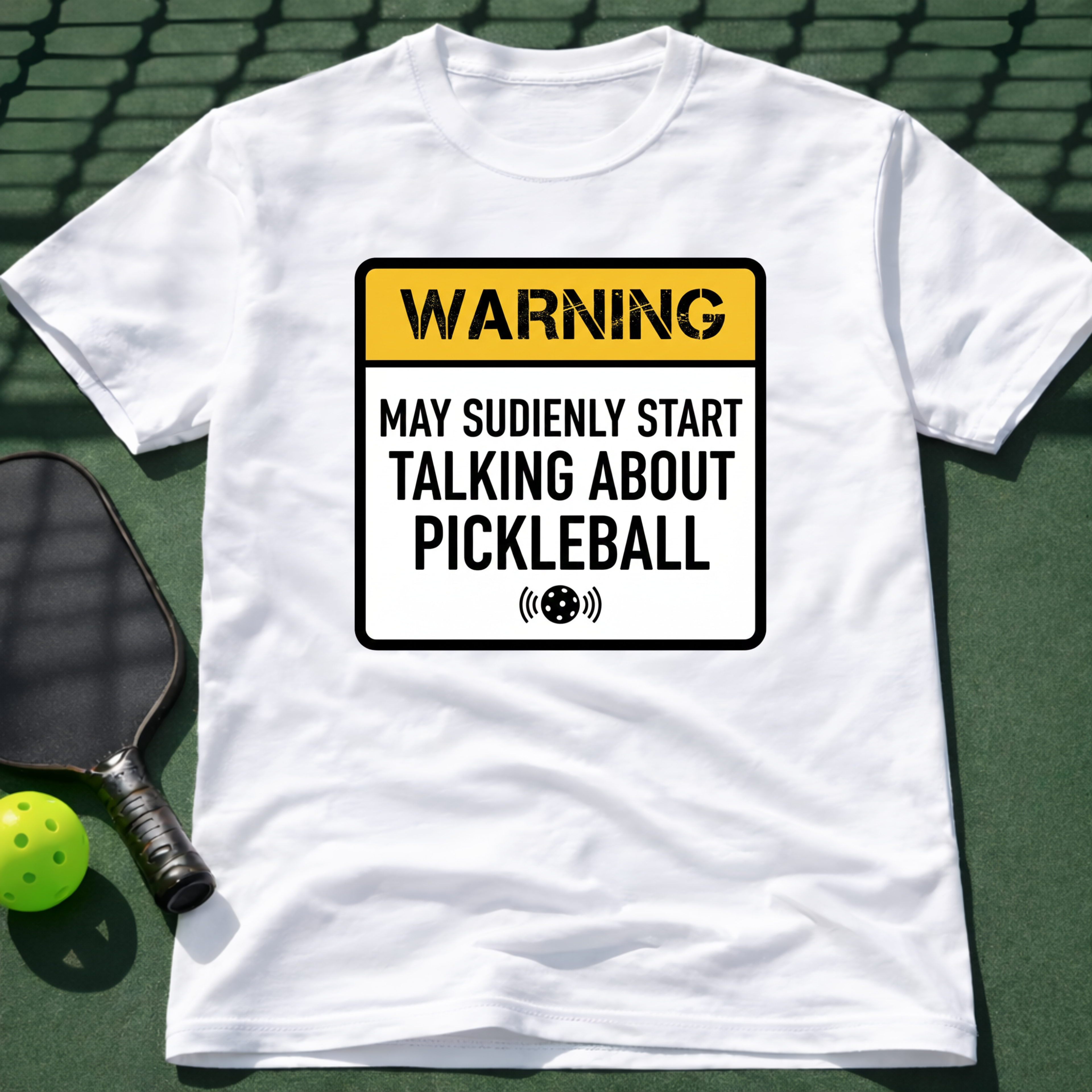 Warning: May Suddenly Start Talking About Pickleball T-Shirt