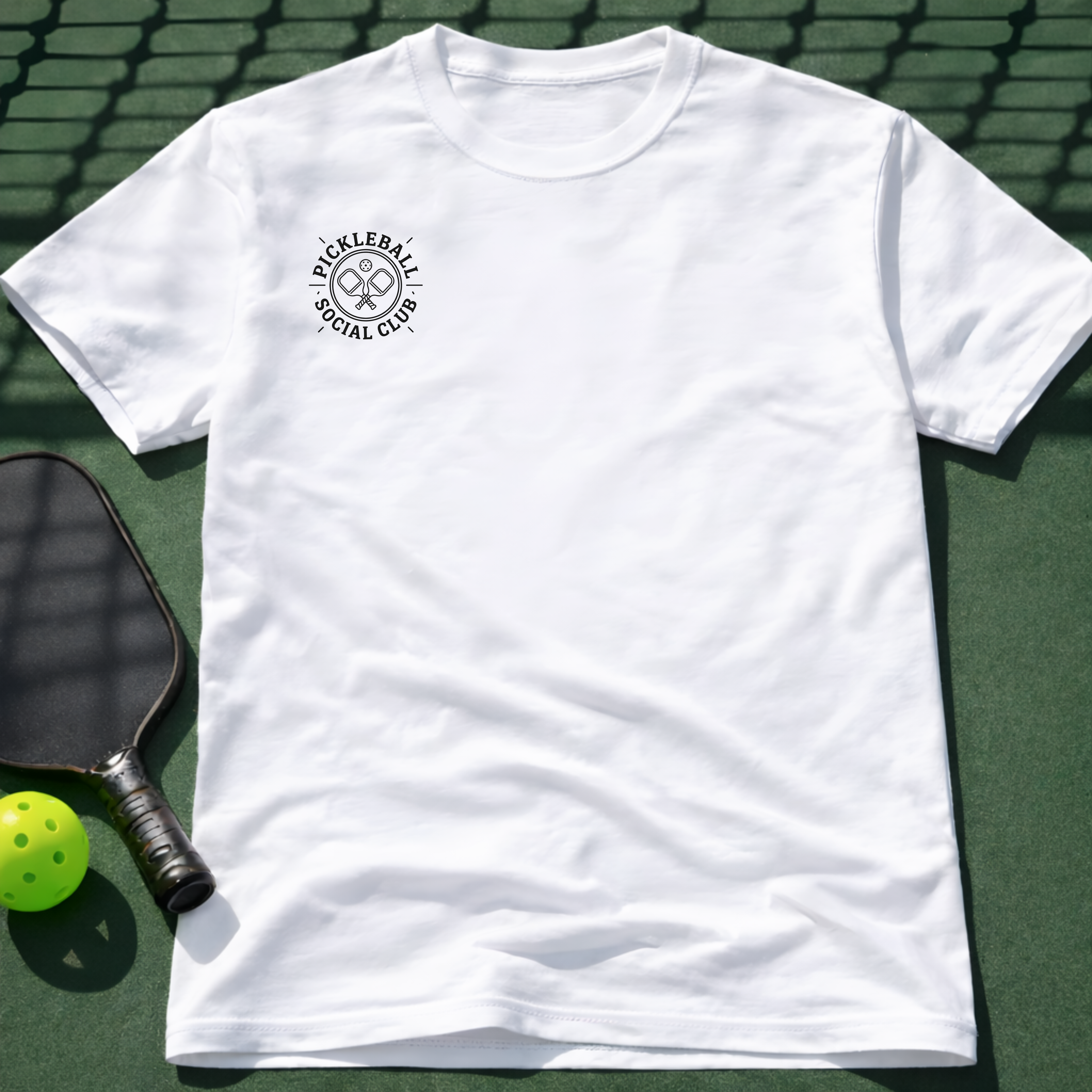 Pickleball Social Club T-Shirt (Chest Print)