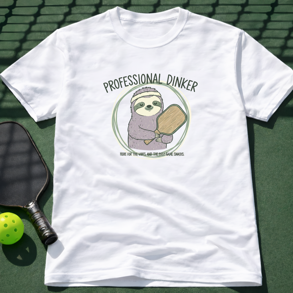 Professional Dinker Sloth. T-Shirt