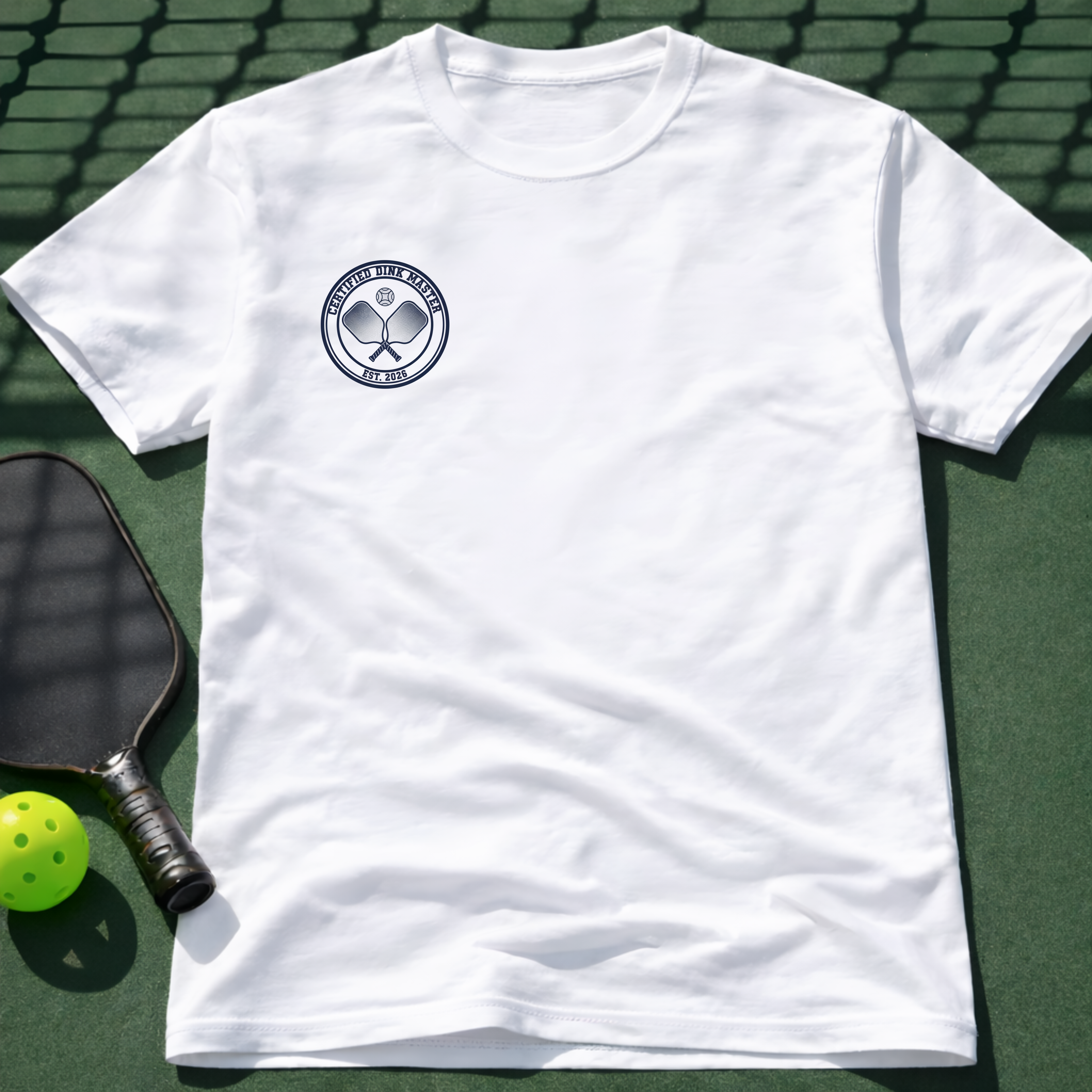 Certified Dink Master T-Shirt (Chest Print)