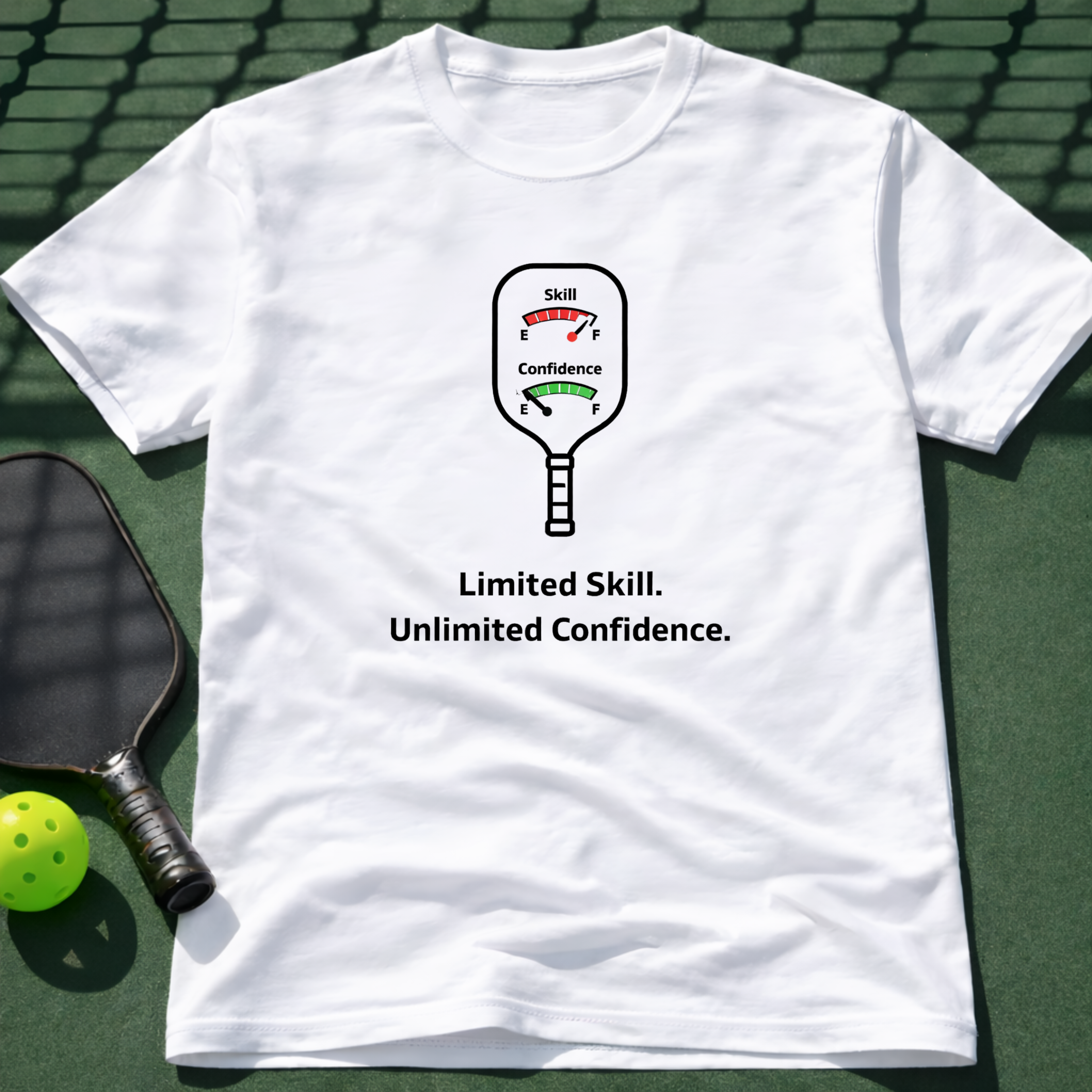 Limited Skill. Unlimited Confidence. T-Shirt