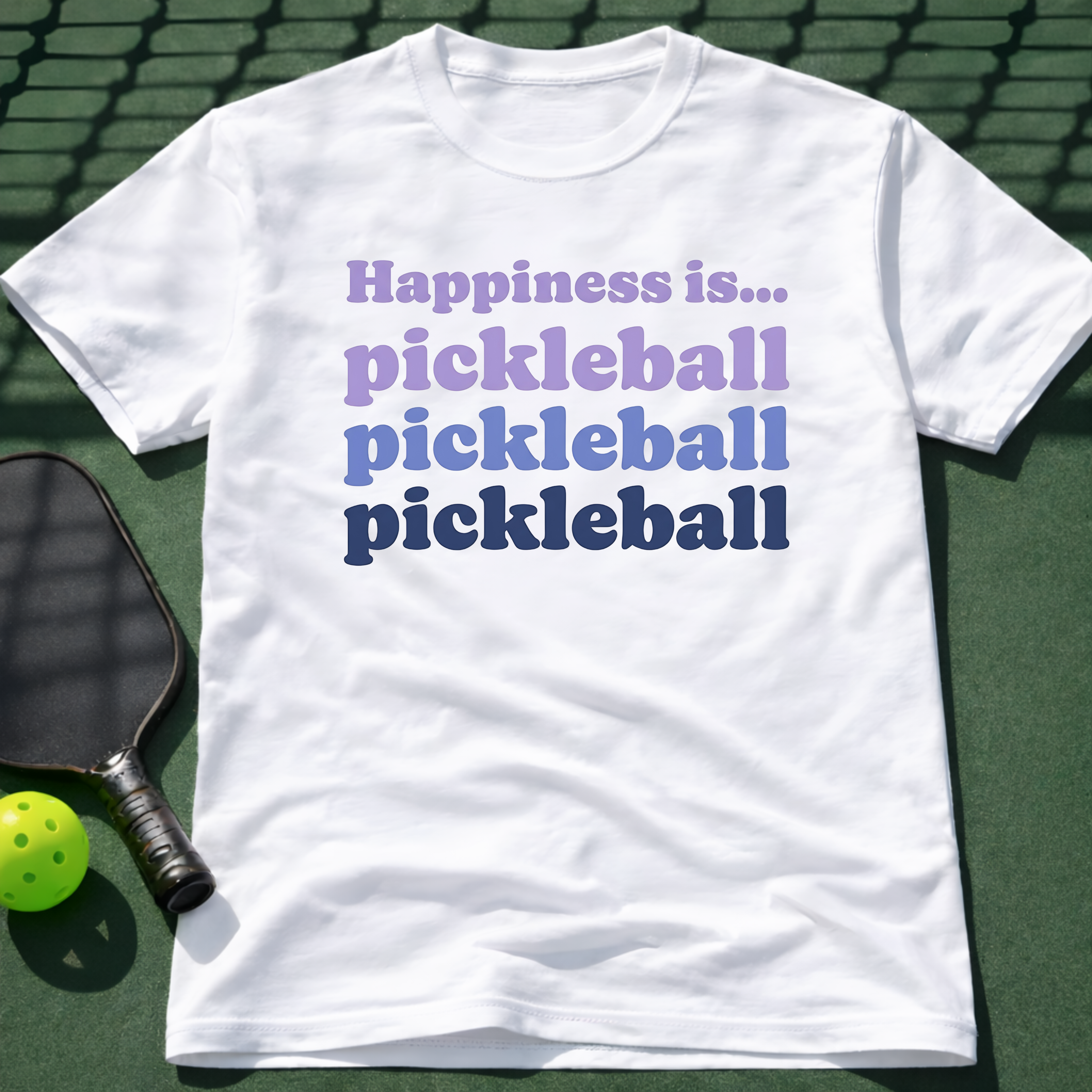 Happiness Is Pickleball T-Shirt