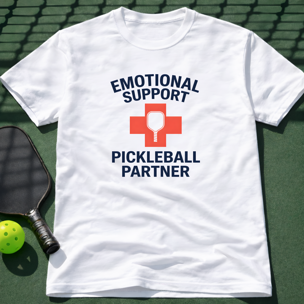 Emotional Support Pickleball Partner T-Shirt