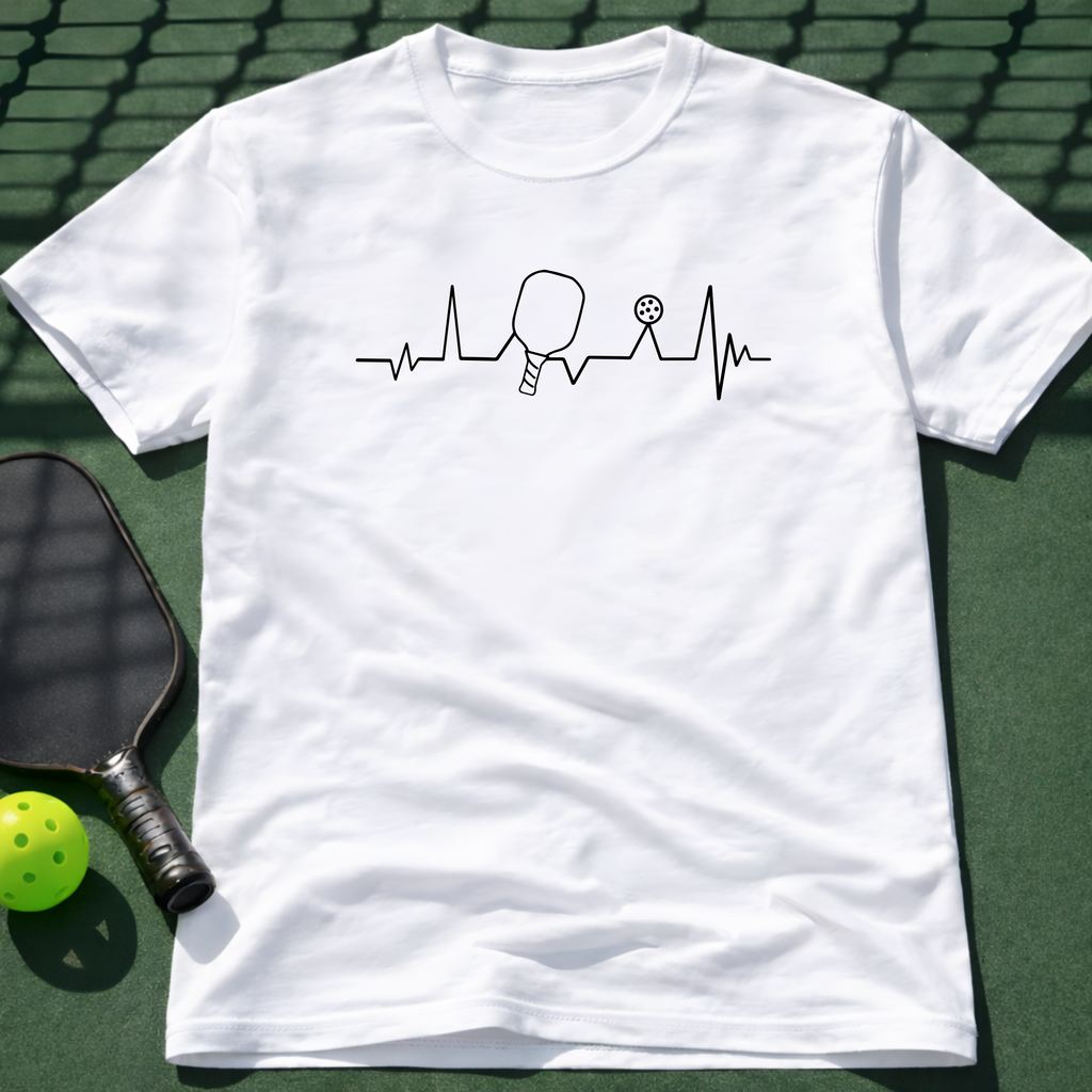 Pickleball Heartbeat T-Shirt