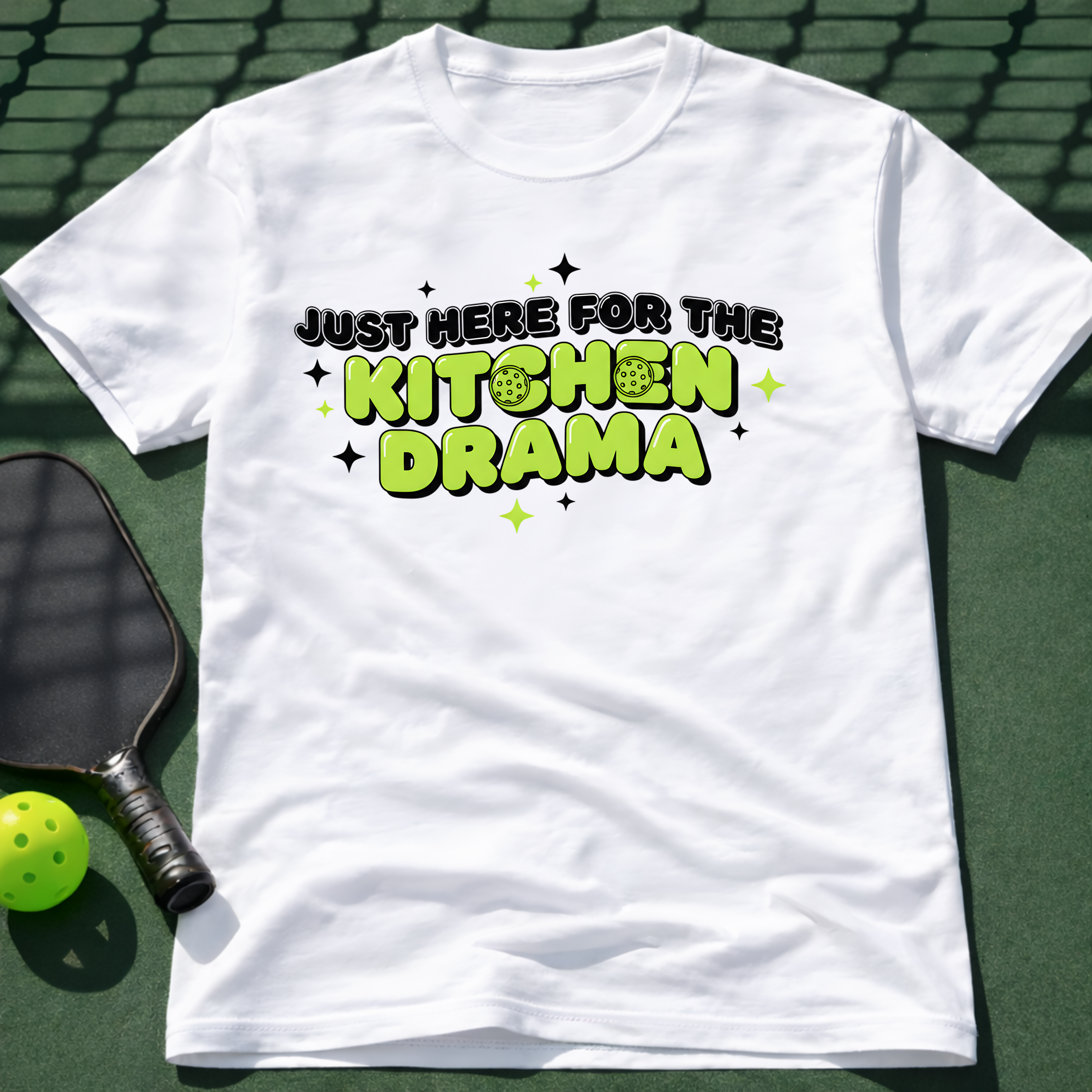 Just Here For The Kitchen Drama T-Shirt