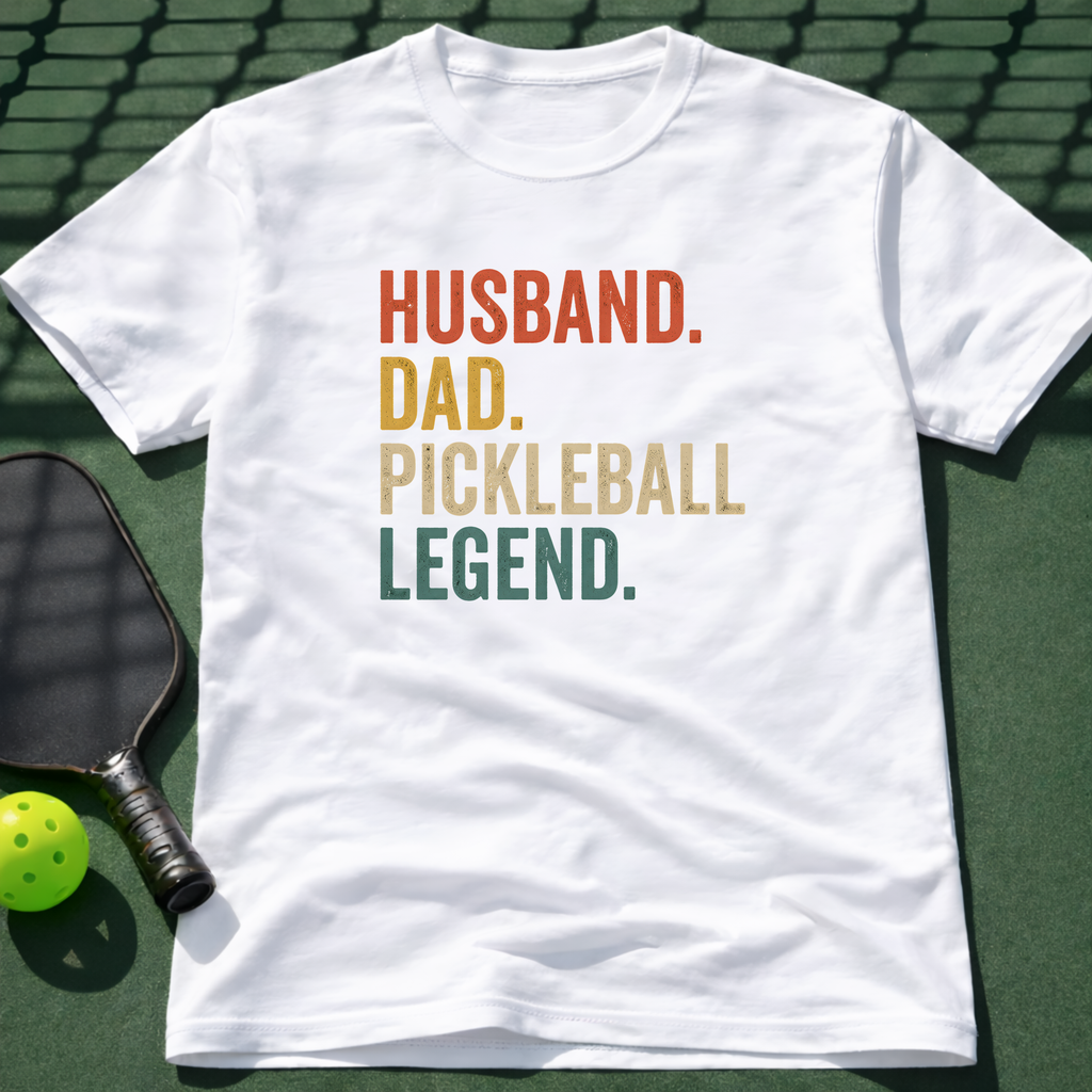 Husband. Dad. Pickleball Legend. T-Shirt