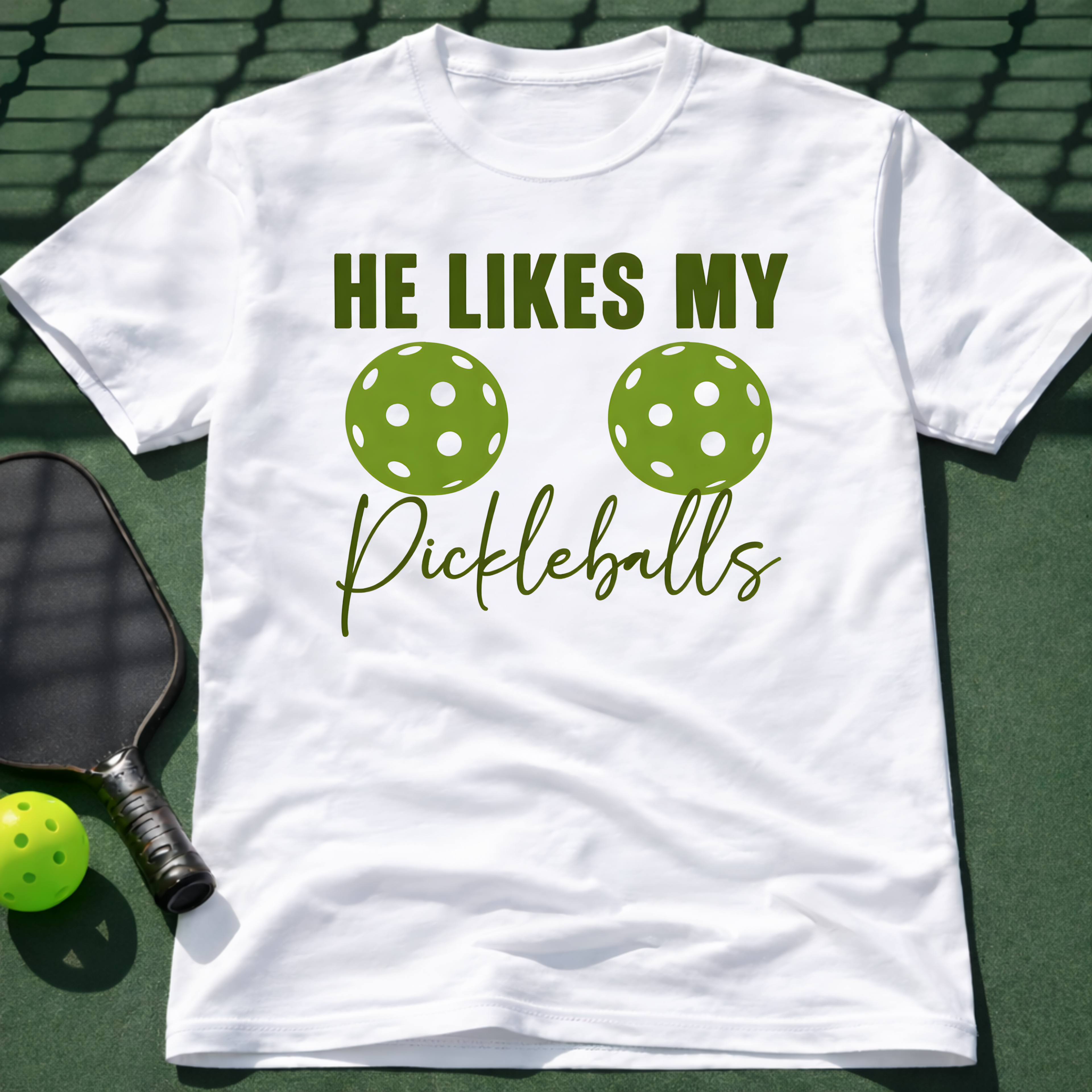 He Likes My Pickleballs T-Shirt