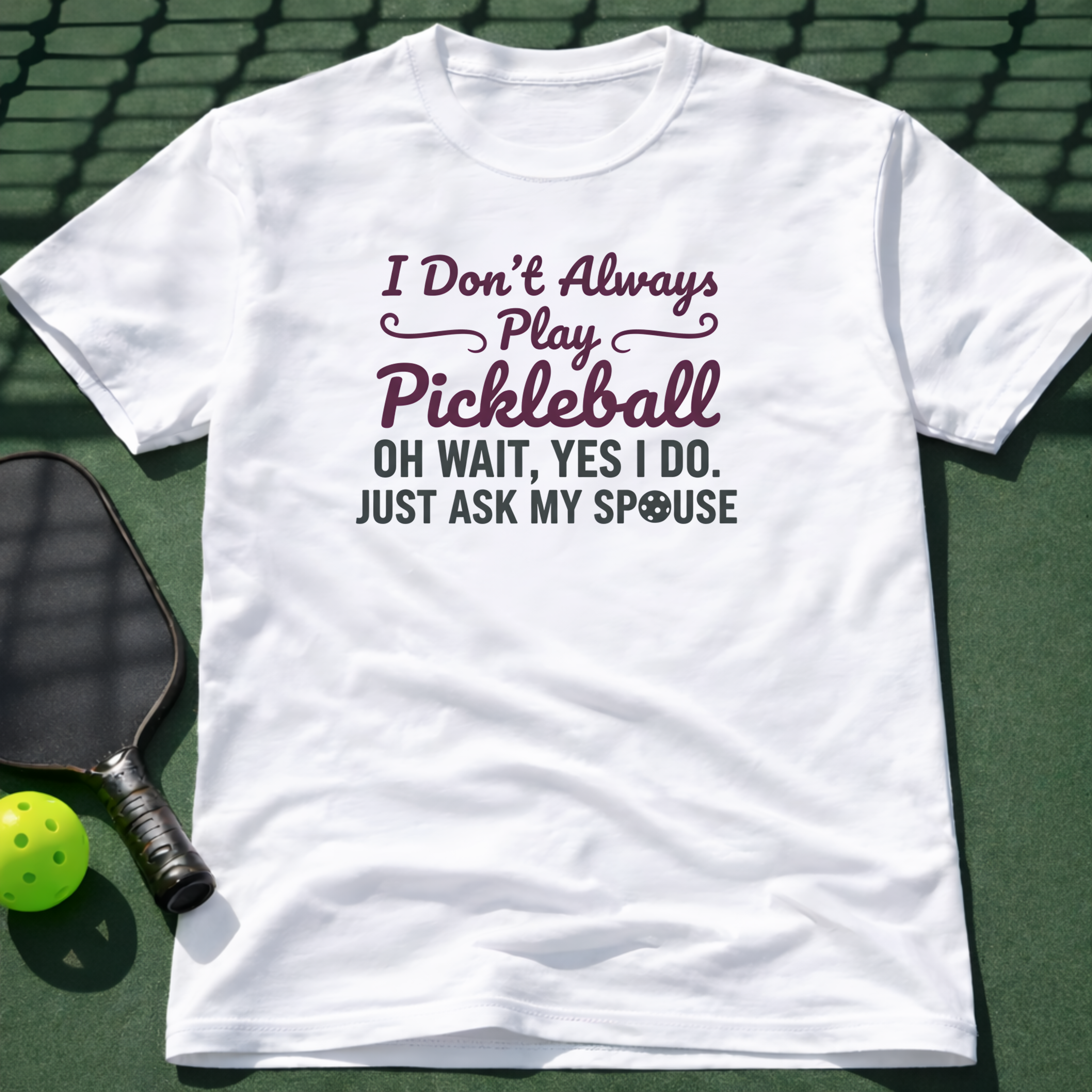 I Don't Always Play Pickleball T-Shirt