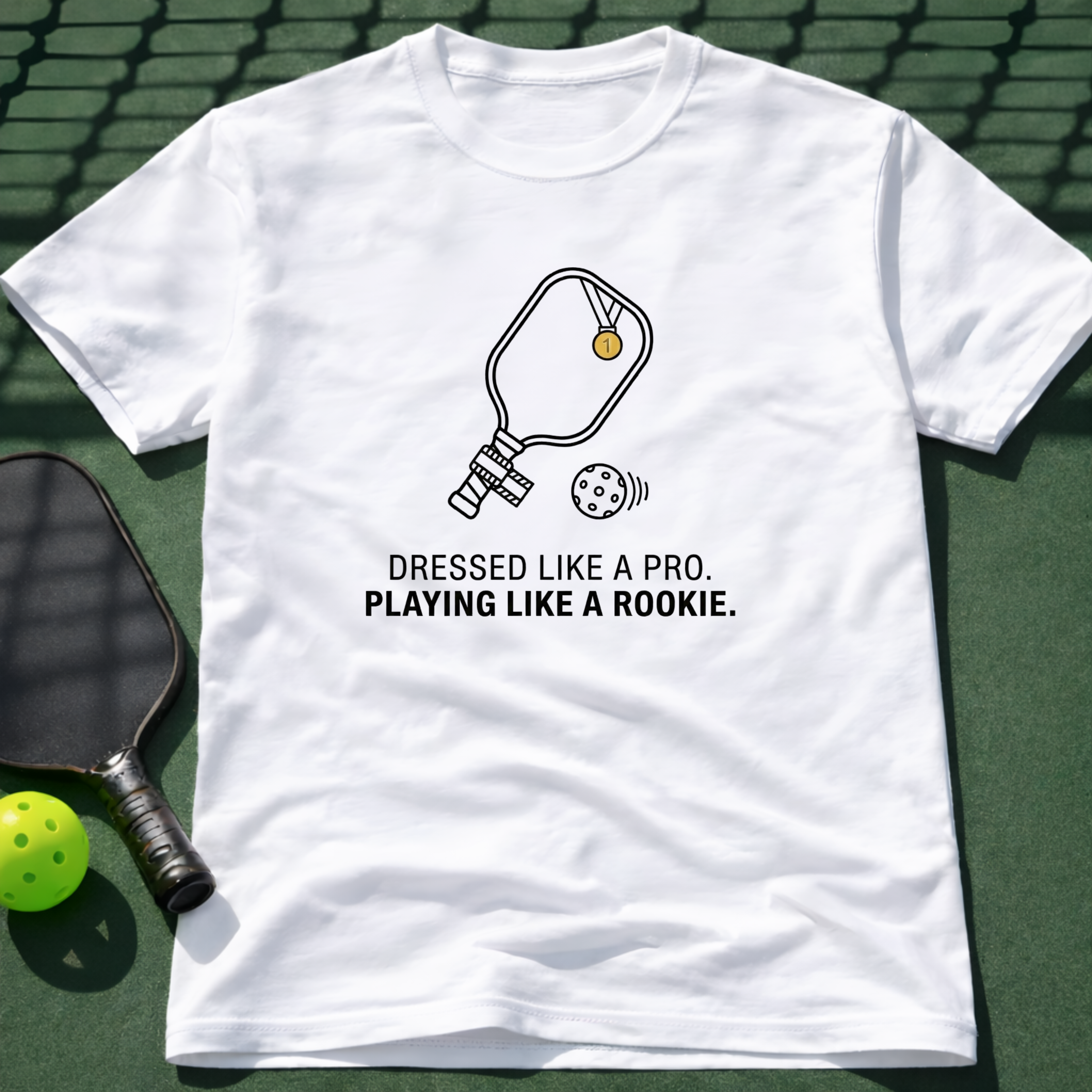Dressed Like A Pro. Playing Like A Rookie. T-Shirt
