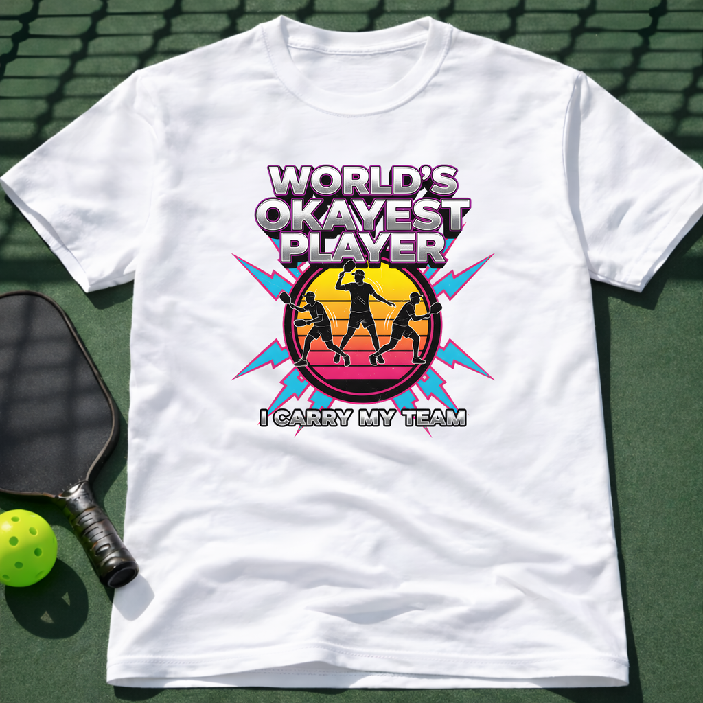 World's Okayest Player Comic T-Shirt
