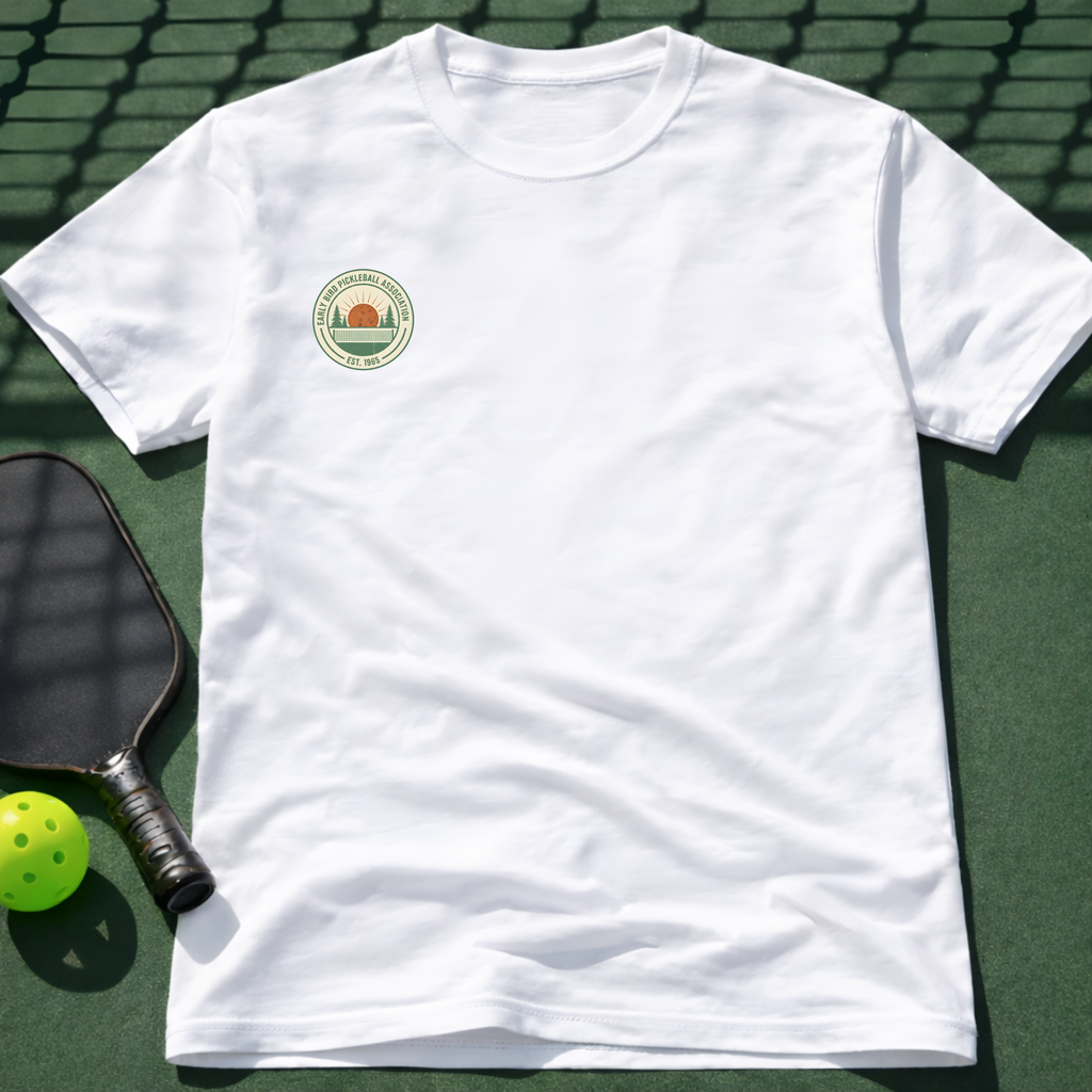 Early Bird Pickleball Association T-Shirt (Chest Print)