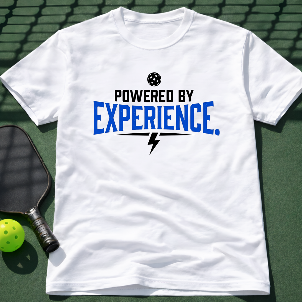 Powered By Experience. T-Shirt